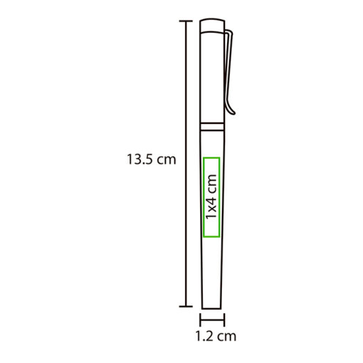 Bolígrafo de acero inoxidable Uruk MOD. BL-106 INV - Imagen 6