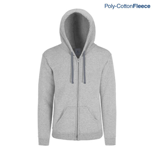 SUDADERA CON CIERRE Y CAPUCHA UNISEX - Imagen 6