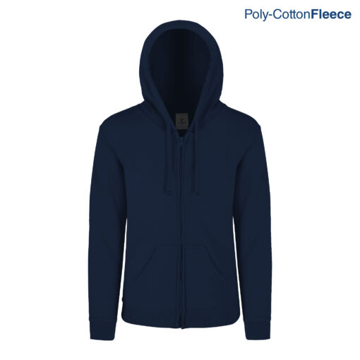 SUDADERA CON CIERRE Y CAPUCHA UNISEX - Imagen 5