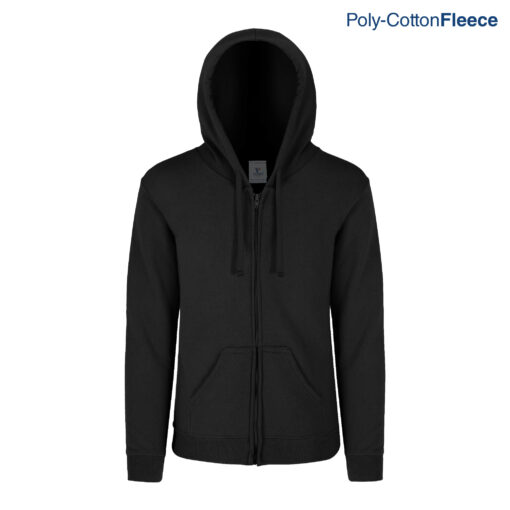 SUDADERA CON CIERRE Y CAPUCHA UNISEX - Imagen 4