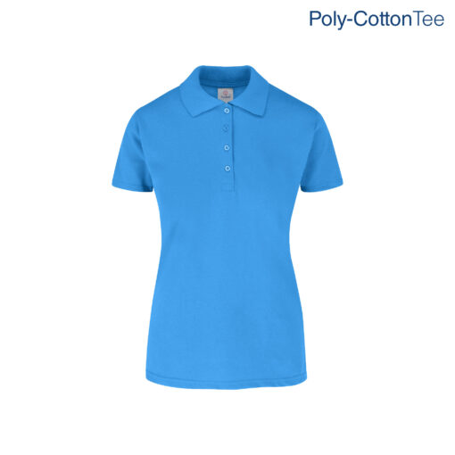 PLAYERA TIPO POLO DAMA MANGA CORTA 50%ALGODON 50% POLIESTER - Imagen 4