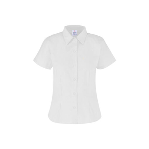 BLUSA OXFORD MANGA CORTA DAMA