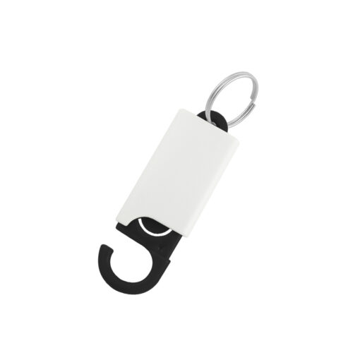 Llavero de plástico con gancho MOD. LL 027 INV