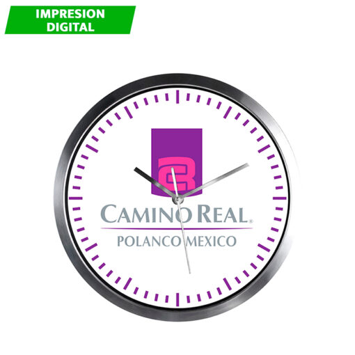 RELOJ DE PARED METALICO MOD. PD-001 INV - Imagen 2