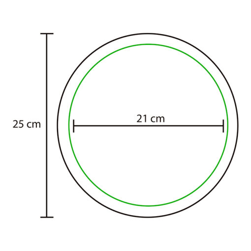 RELOJ DE PARED DE PLASTICO MOD. PD-002 INV - Imagen 8