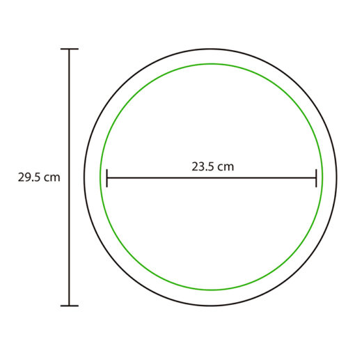 Reloj de pared de acero inoxidable MOD. PD-004 INV - Imagen 4