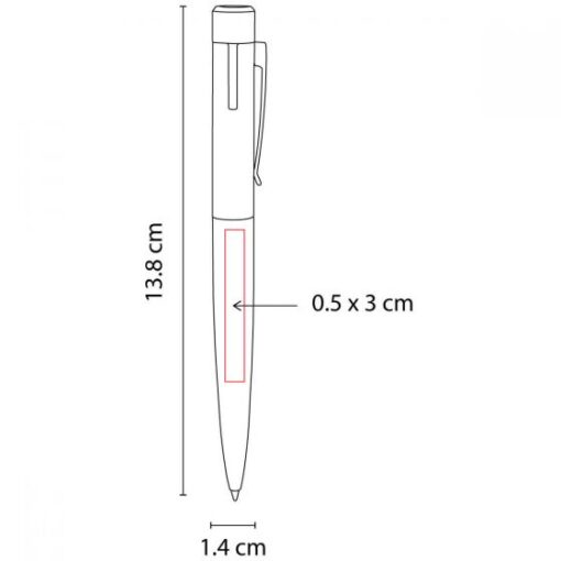 BOLÍGRAFO USB 8 GB MOD. ELZ PRO - Imagen 5