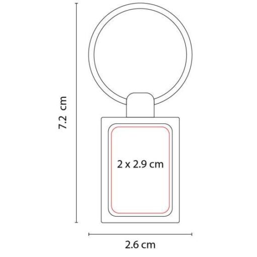 LLAVERO SQUARE MOD. M 63282 PRO - Imagen 3