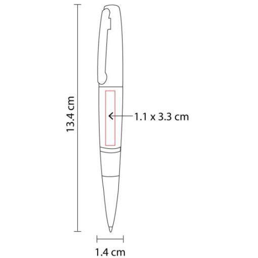 BOLÍGRAFO USB 4 GB STERRA MOD. USB 05 PRO - Imagen 3