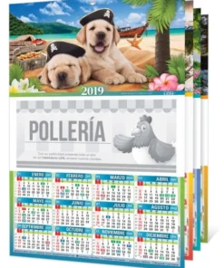 CALENDARIO DE CARTULINA Serie D