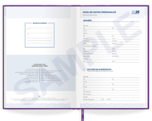 AGENDARIO DIARIO 2025 Mod AGD2025 DV - Imagen 13