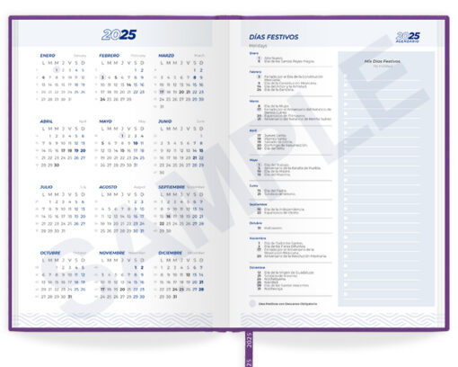 AGENDARIO DIARIO 2025 Mod AGD2025 DV - Imagen 12