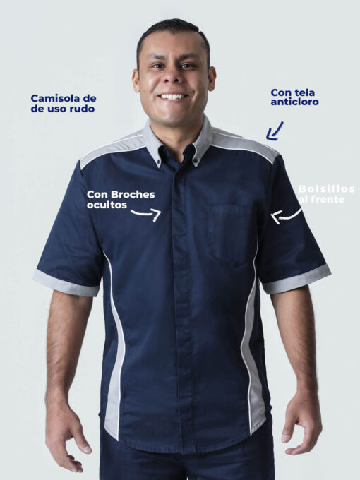 CAMISA RACING MOD. CIRCUITO HOMBRE - Imagen 4
