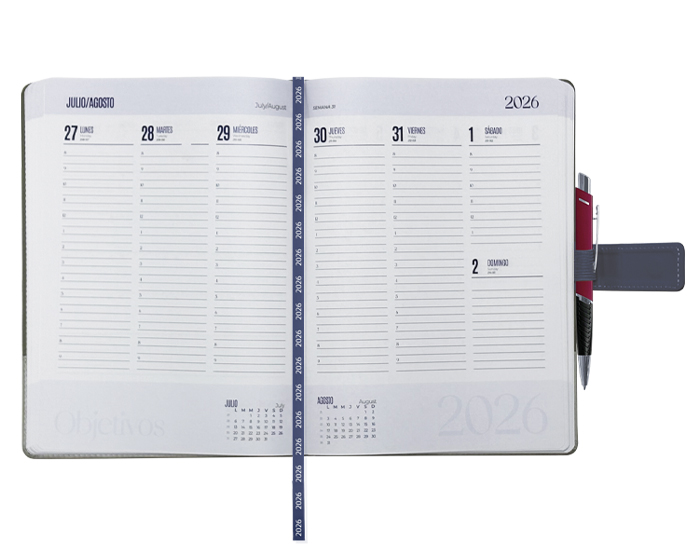 AGENDA SEMANAL PREMIUM 2026 Mod: ASP2026 - Imagen 6