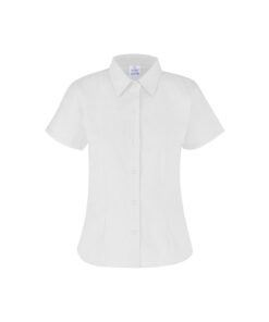 BLUSA OXFORD MANGA CORTA DAMA