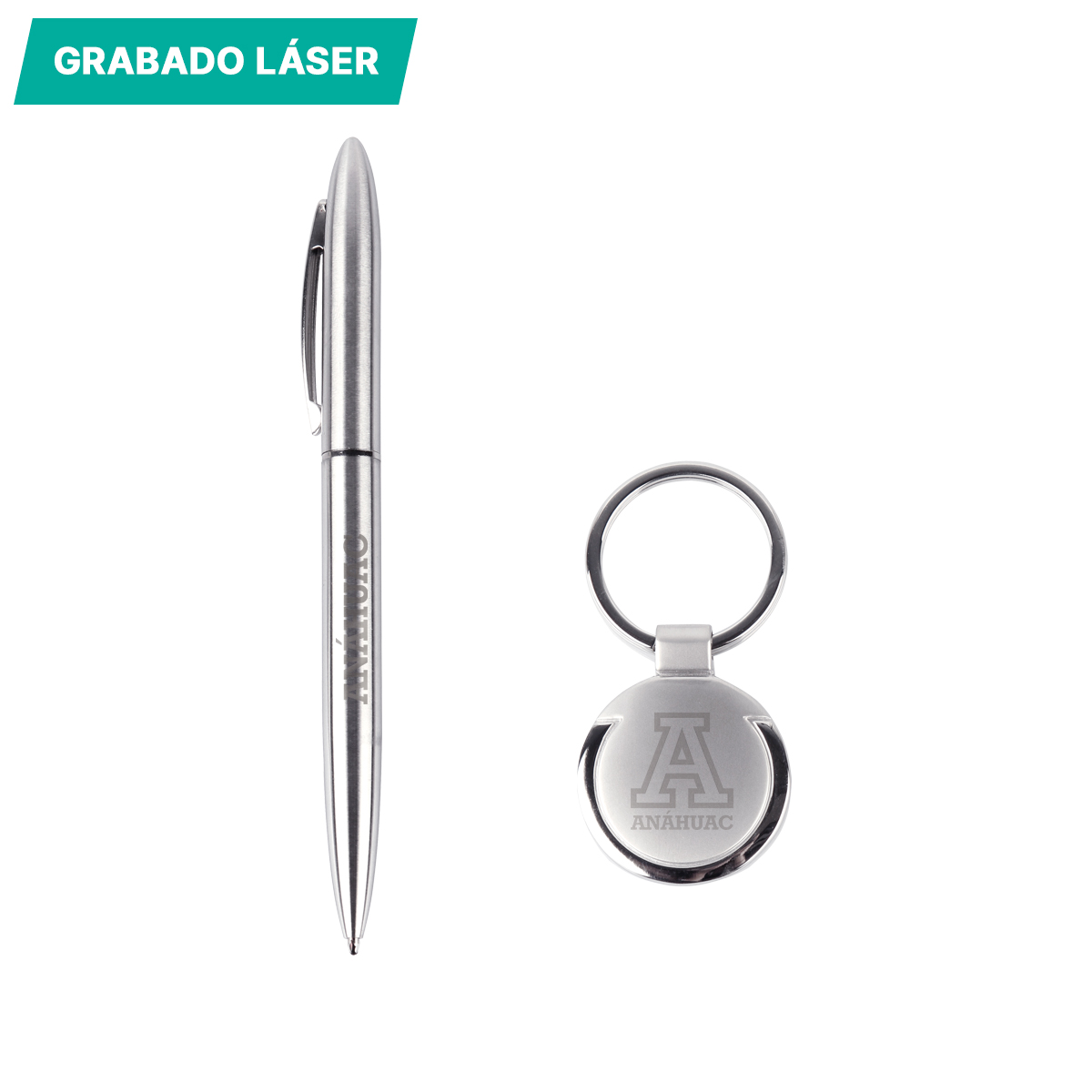 Set de llavero con bolígrafo Condesa MOD. LL 006 INV - Imagen 3