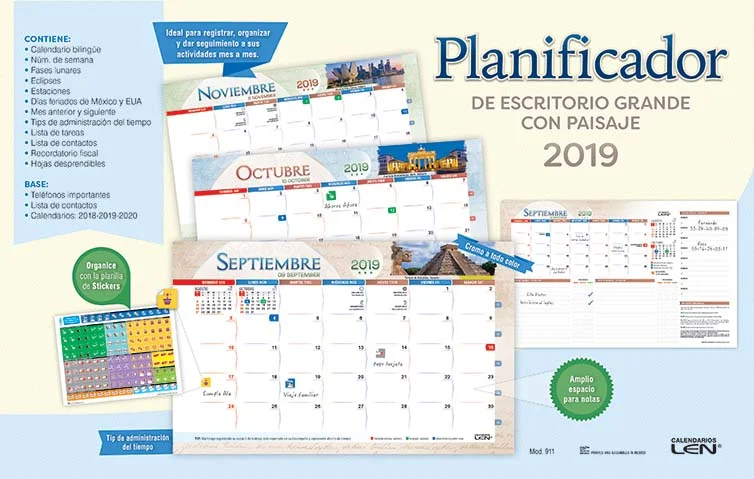 CALENDARIO PLANIFICADOR Serie PLp - Imagen 2